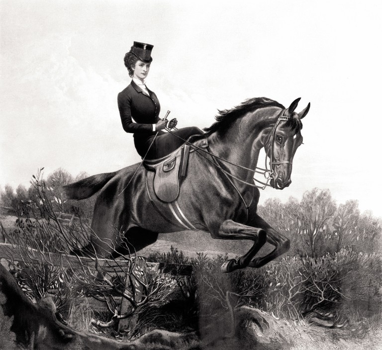 Elisabeth te paard